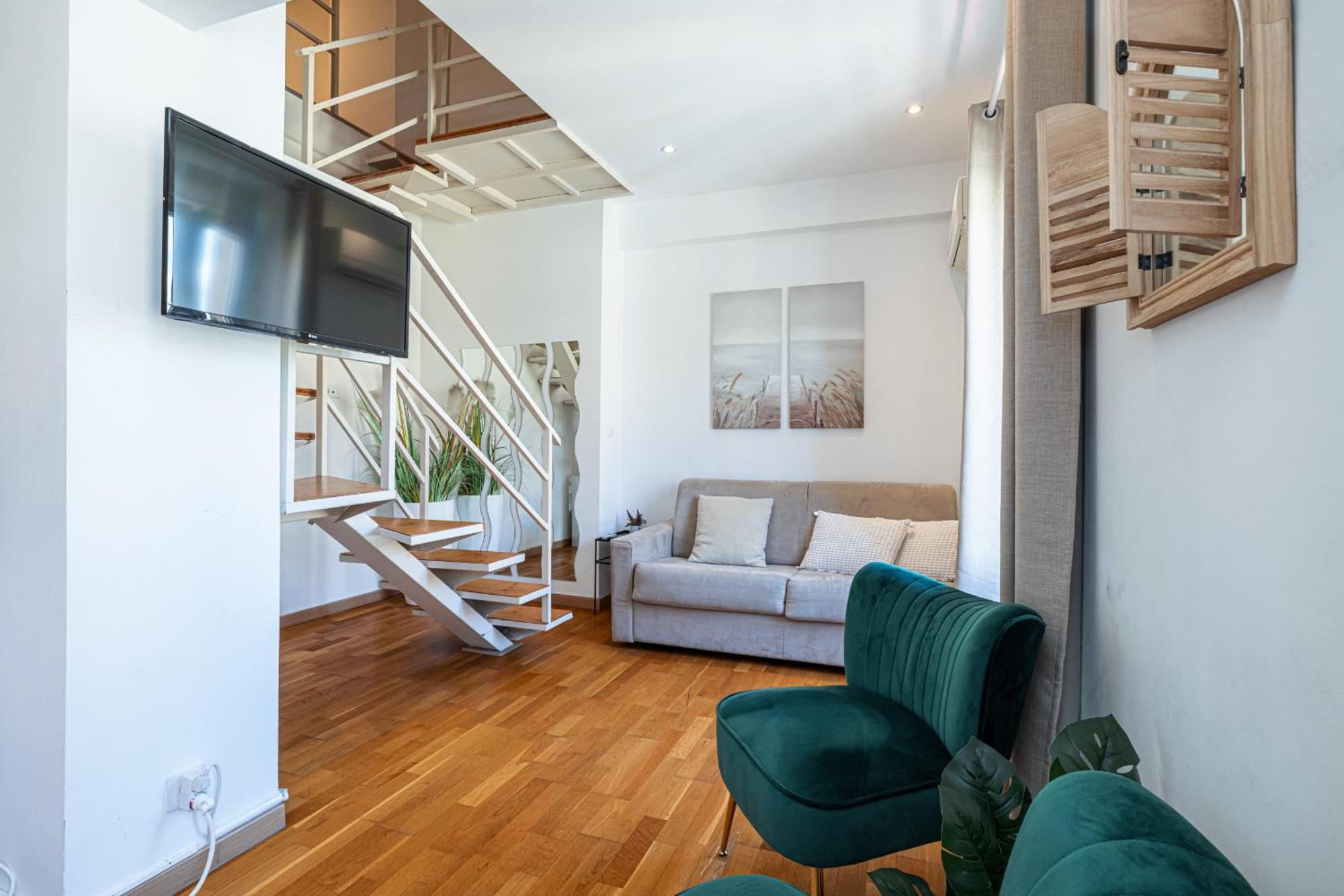 ニースMassena Street - 1 Bdr Duplex With Ac & Parkingアパートメント エクステリア 写真
