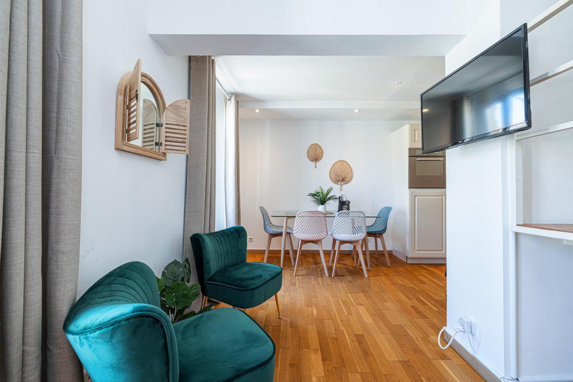 ニースMassena Street - 1 Bdr Duplex With Ac & Parkingアパートメント エクステリア 写真